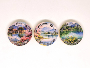 Mountains - Spring. 3 sztuki kolorowych PWG