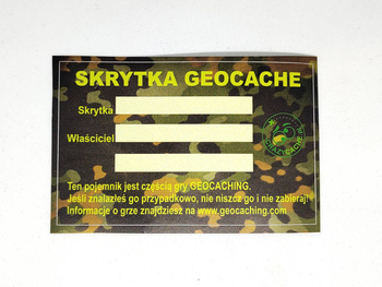 Naklejki na pojemnik. 3 sztuki. 10x6 cm