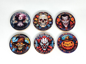 Halloween v1.  6 sztuk kolorowych PWG