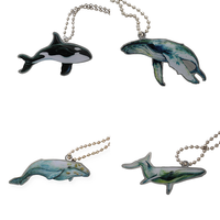 Whale Travel Tag Set - All 4 Tags