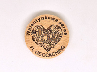 Walentynkowe Serce PWG. Dwuwarstwowy 