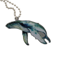 Whale Travel Tag - Humpback
