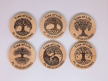 Tree of Life  . PWG. 6 sztuk