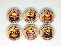 Dynie. Scary Pumpkin. 6 sztuk kolorowych PWG