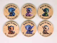 Baby Dragon. 6 sztuk kolorowych PWG