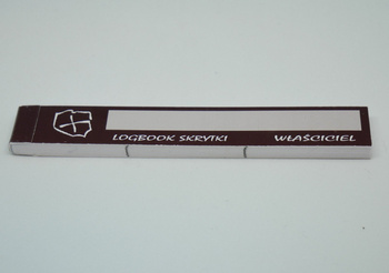 Logbook paskowy. Brązowy