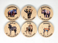 Zwierzęta v2. 6 sztuk kolorowych PWG