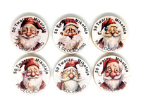 50 twarzy... Mikołaja.  6 sztuk kolorowych PWG