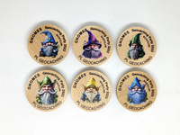 Mega Gnomy. 6 sztuk kolorowych PWG