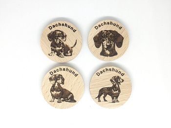 Psiaki - Dachshund. Jamnik. PWG. 4 sztuki