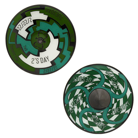 2'S Day Geocoin - Black Nickel