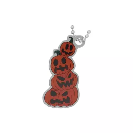 Ghoulish Gourds Travel Tag