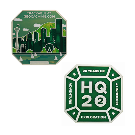 HQ20-22 Celebration Event Geocoin & Tag Set