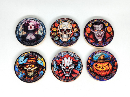 Halloween v1.  6 sztuk kolorowych PWG