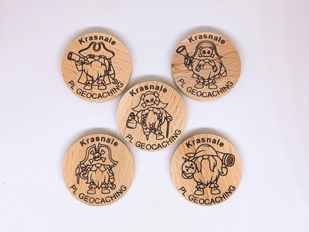 Krasnale Piraci. PWG. 5 sztuk